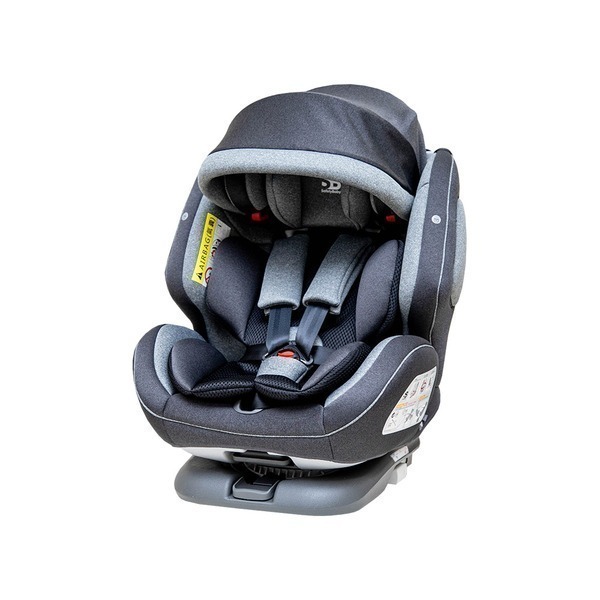【適得寶】0-12歲isofix/安全帶兩用通風型汽車座椅 兒童座椅 360度轉 吸熱慢散熱快 兩種安裝方式-細節圖2