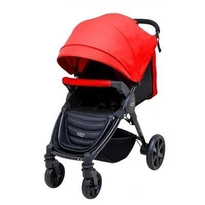 【Britax】B-NEST旗艦秒收四輪手推車 紅/黃/黑/藍/綠 嬰幼兒推車 單手收車-細節圖2