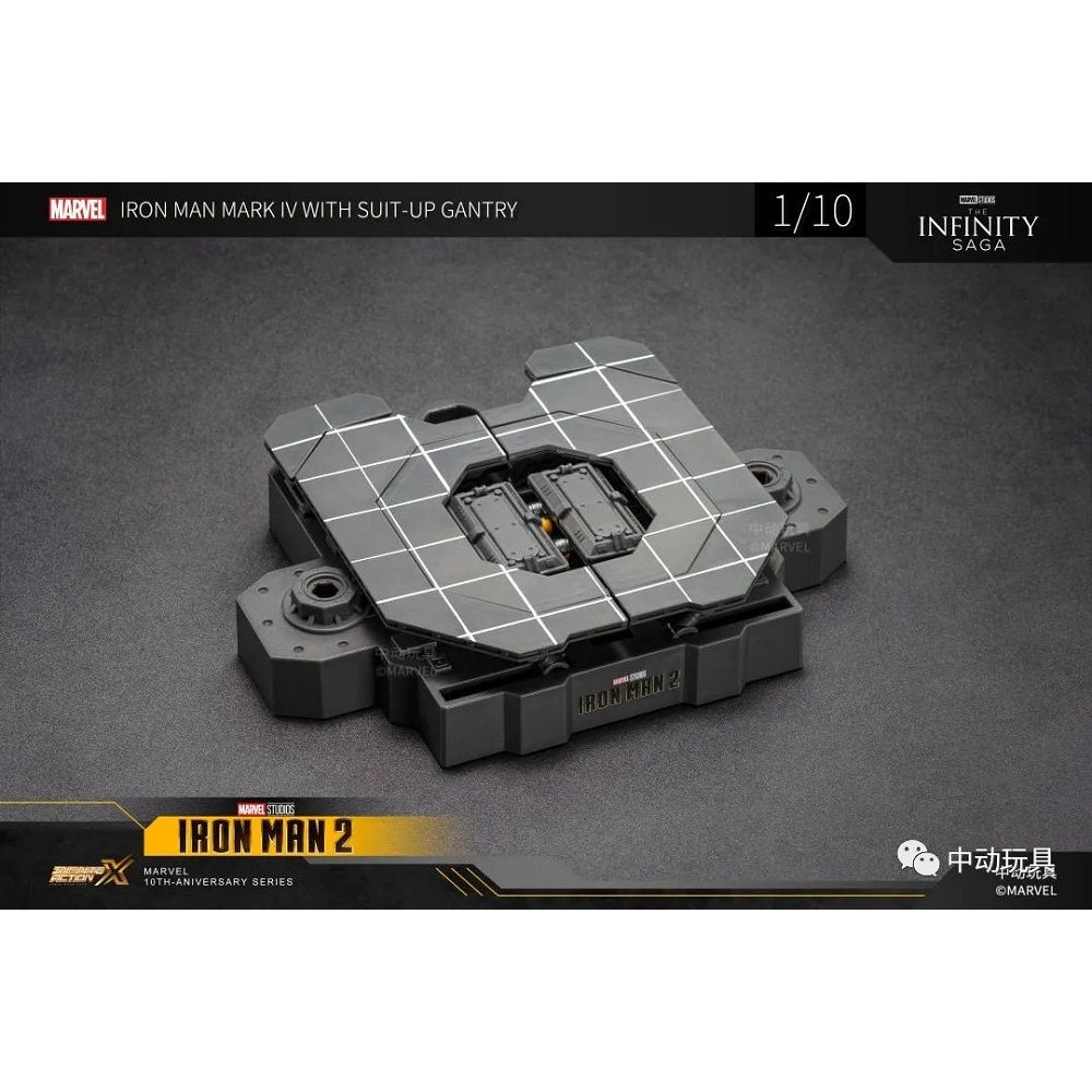 【野獸國】中動 鋼鐵人 Mark IV & 整備台 套裝組 7吋可動人偶-細節圖3