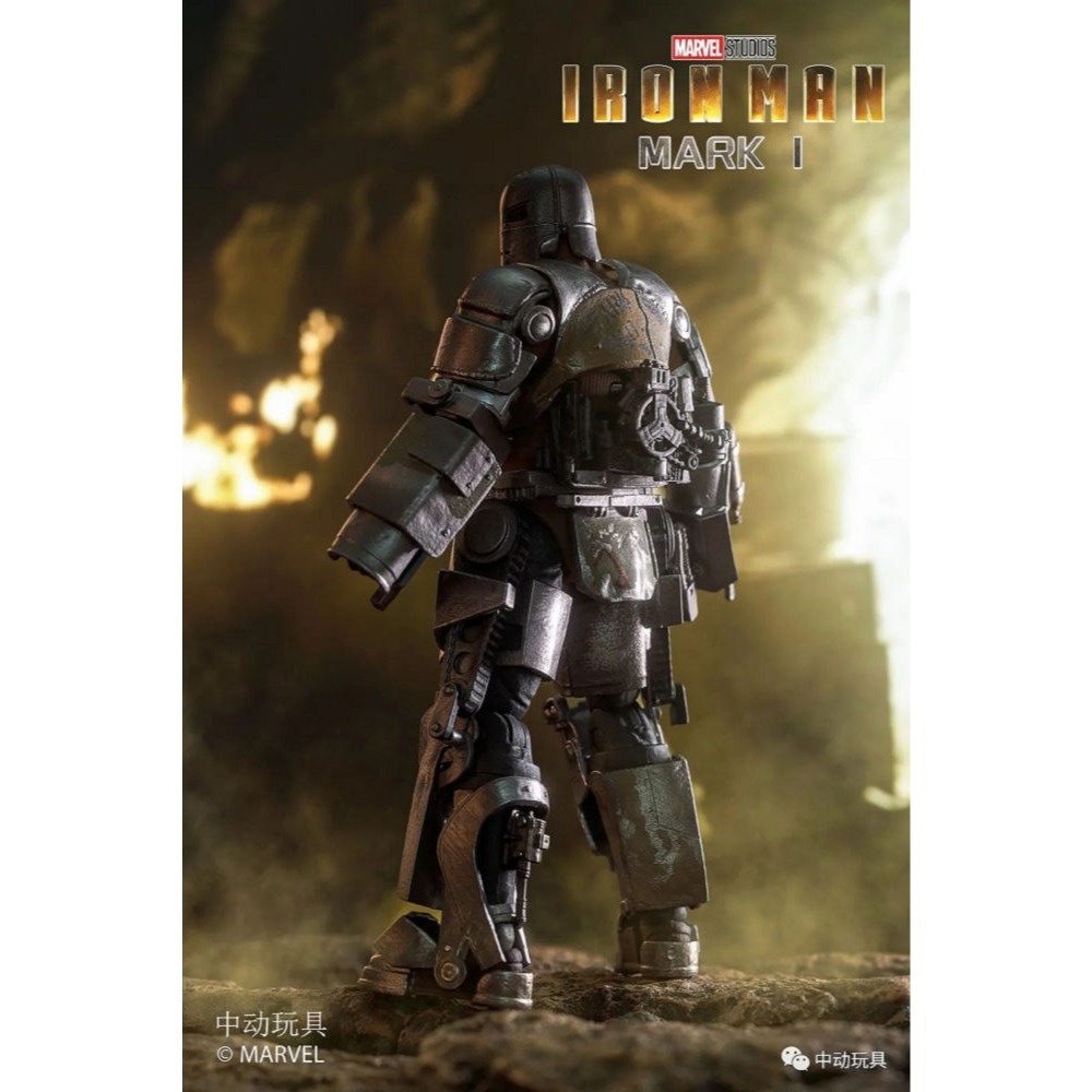 【野獸國】中動 鋼鐵人 Mark I 7吋可動人偶-細節圖9
