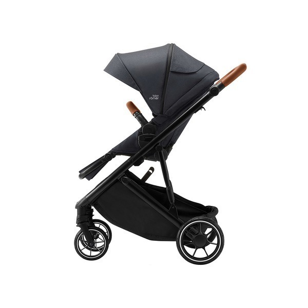 【Britax】Strider M座位換向豪華嬰兒手推車 深空灰 全罩式抗UV50通風頂蓬 高度可調式手把-細節圖7