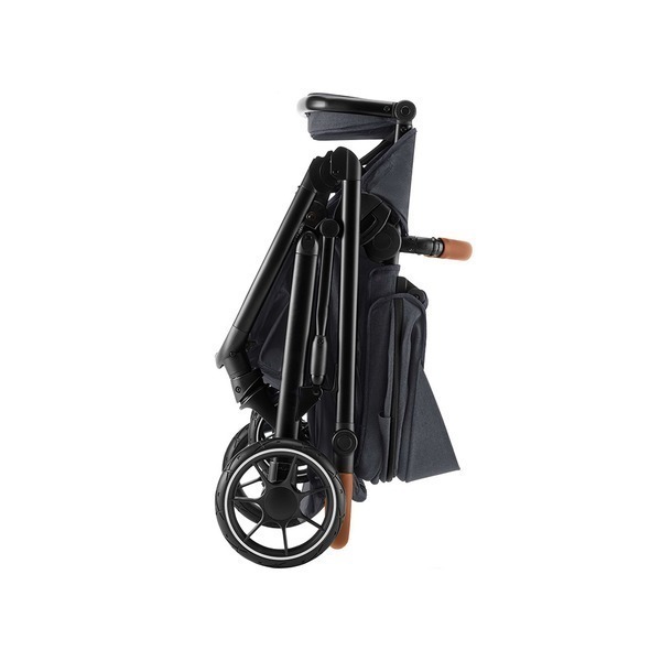 【Britax】Strider M座位換向豪華嬰兒手推車 深空灰 全罩式抗UV50通風頂蓬 高度可調式手把-細節圖4