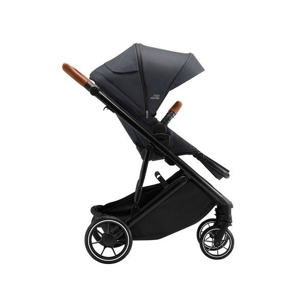 【Britax】Strider M座位換向豪華嬰兒手推車 深空灰 全罩式抗UV50通風頂蓬 高度可調式手把-細節圖6