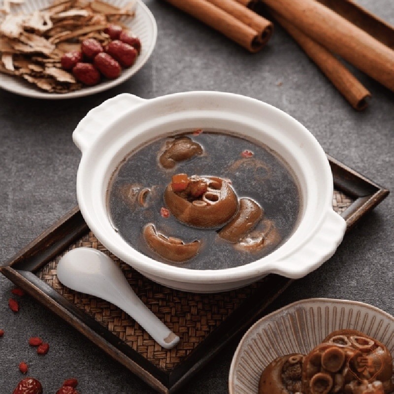 【初宗燉藥膳】暖胃獨享豬腳圈燉藥膳5入組【免運】藥膳湯 豬腳 閏二月 豬肉 台灣豬 暖胃 中藥湯 燉湯 調理包 冷凍包-細節圖4