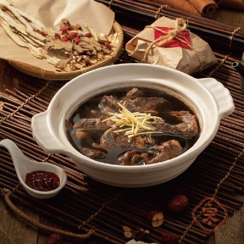 【初宗燉藥膳】暖胃獨享胛小排燉藥膳5入組【免運】藥膳湯 胛小排 胛心肉 豬肉 台灣豬 暖胃 中藥湯 燉湯 補湯 養生湯-細節圖3