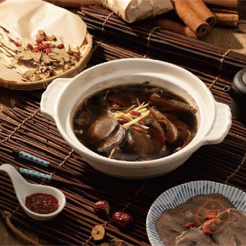 【初宗燉藥膳】暖胃獨享豬心燉藥膳5入組【免運】 藥膳湯 豬心 豬肉 台灣豬 暖胃 中藥湯 燉湯 調理包 暖胃 養生料理-細節圖3