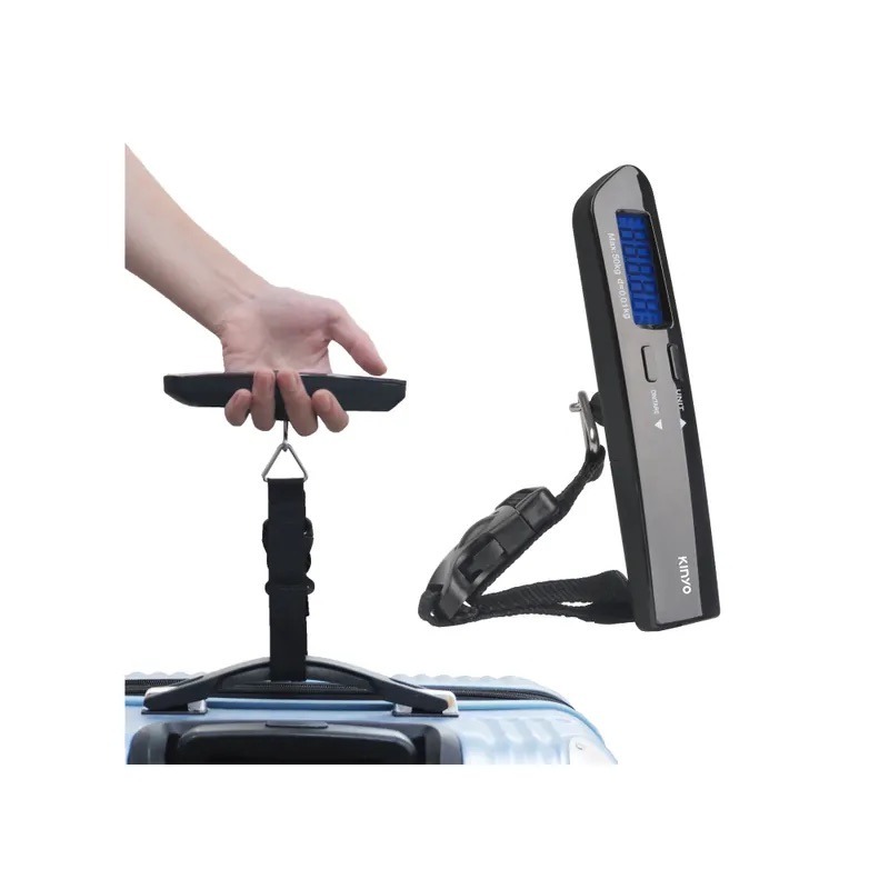 【KINYO】精密電子行李秤 (DS-014) 靈敏精準 智慧省電 LCD螢幕 操作直覺 0.05kg最小感應重量-細節圖8