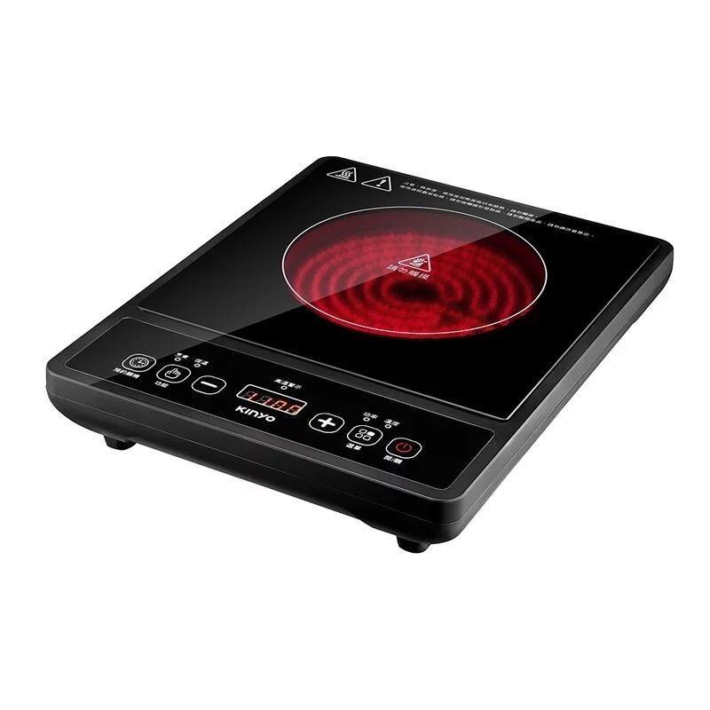 【KINYO】萬用不挑鍋電陶爐(ECH-6620) 火鍋/油炸/煲湯/煮水 九段溫控 過熱保護 適用不同材質平底鍋-細節圖6