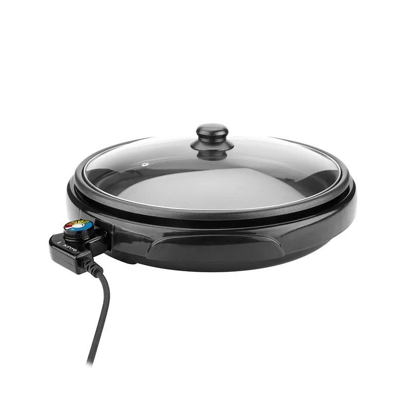 【KINYO】多功能圓形電烤盤(BP-063) 37cm超大面積烤盤 薄型機身 五段火力 不沾塗層 斷電保護-細節圖2