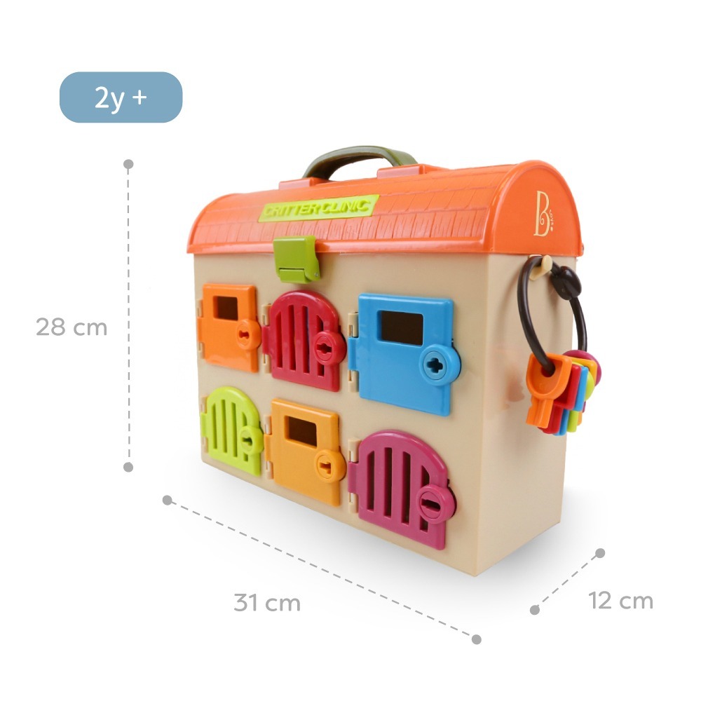 【B.TOYS】 可麗特寵物診所 互動玩具 兒童玩具 兒童節 角色扮演 空間知覺辨識 記憶力練習-細節圖2