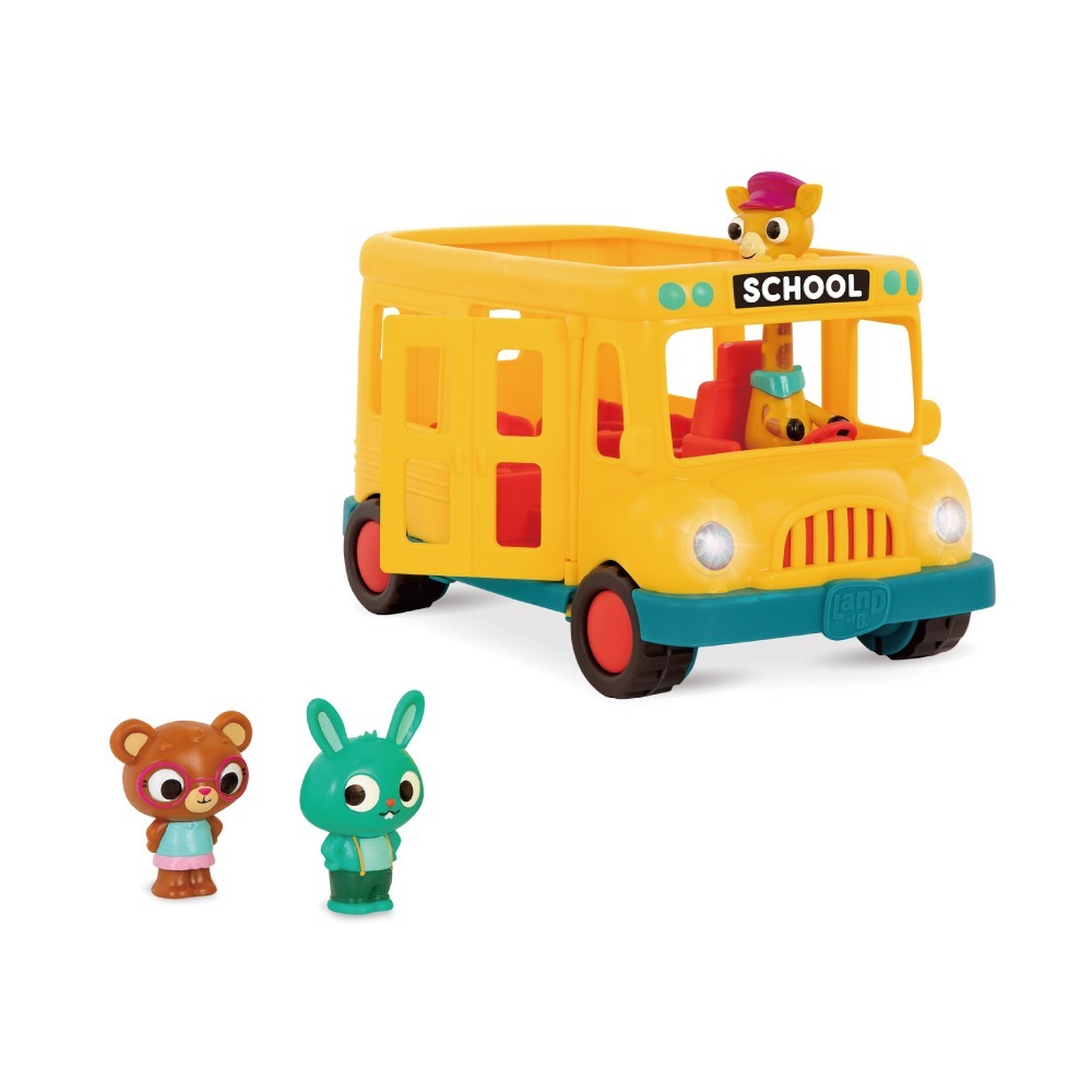 【B.TOYS】波妮哼哼唱校園巴士 玩具車 車車玩具 模型車玩具 兒童玩具-細節圖4