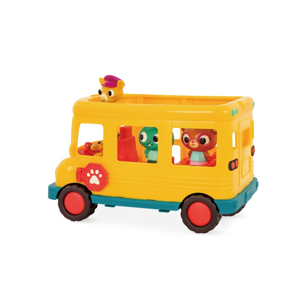 【B.TOYS】波妮哼哼唱校園巴士 玩具車 車車玩具 模型車玩具 兒童玩具-細節圖5