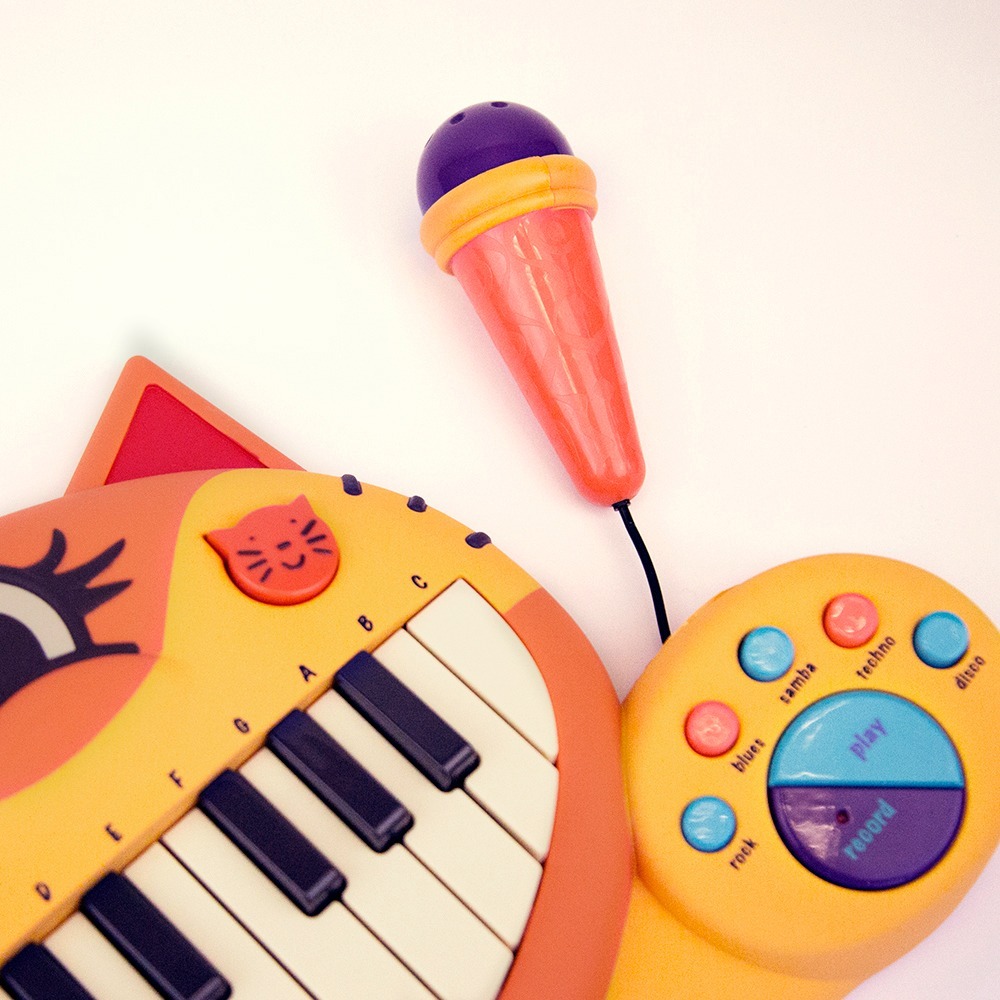 【B.TOYS】 大嘴貓鋼琴 音樂 聽覺 鋼琴 節奏感-細節圖5