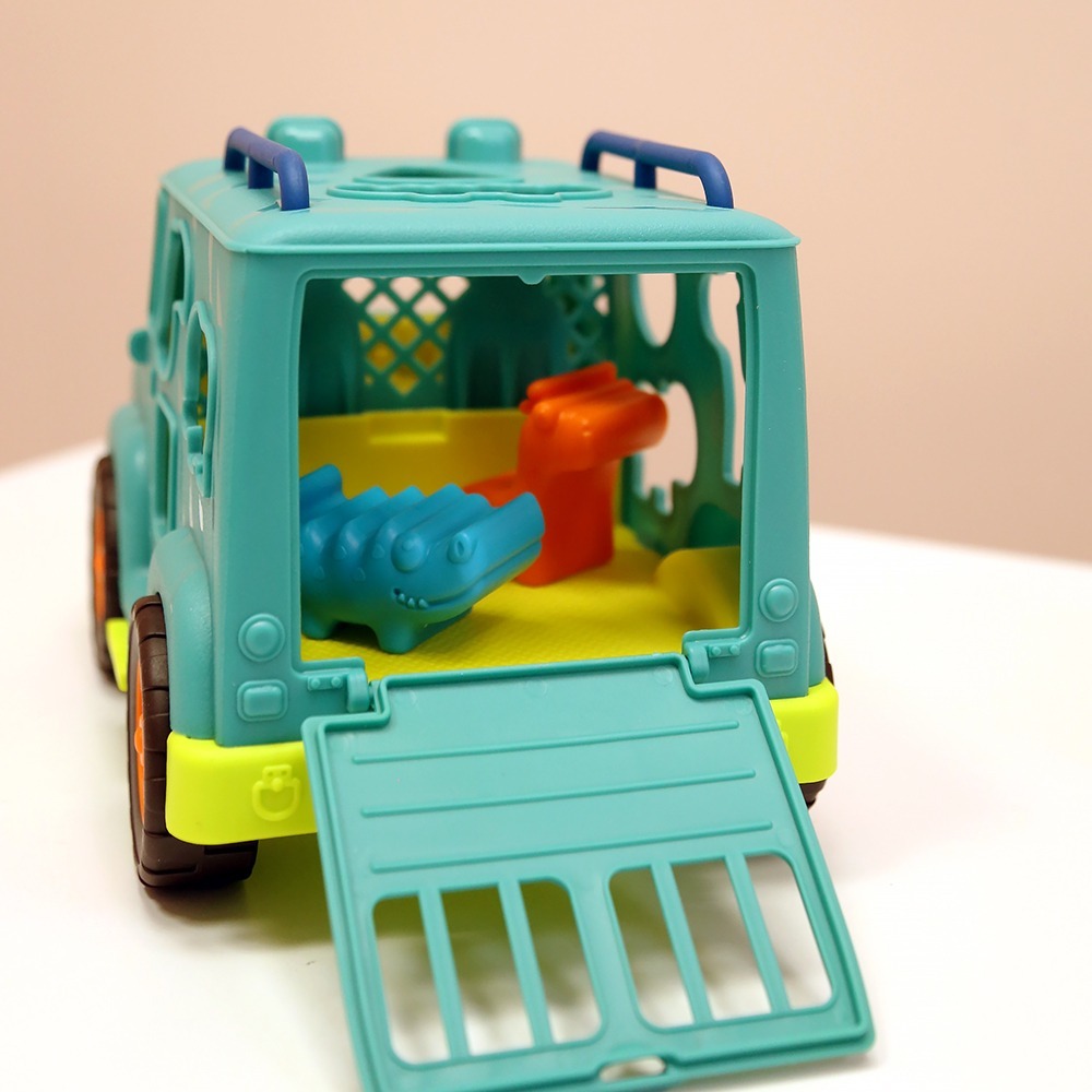 【B.TOYS】 飽胃站生態吉普車-酪梨 玩具車 車車玩具 模型車玩具 兒童玩具-細節圖7