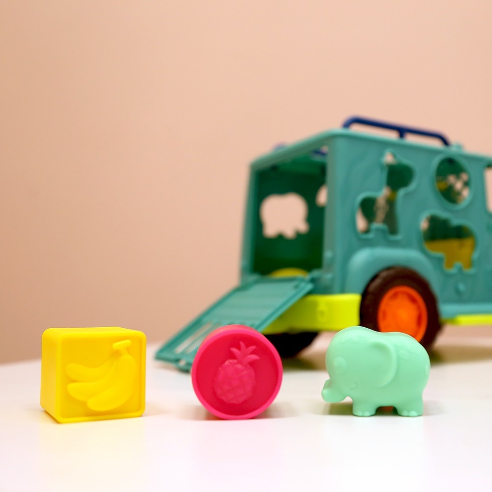 【B.TOYS】 飽胃站生態吉普車-酪梨 玩具車 車車玩具 模型車玩具 兒童玩具-細節圖8