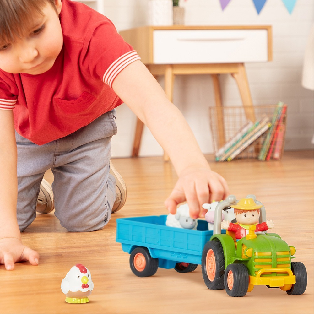 【BATTAT】布萊梅拖拉機 玩具車 車車玩具 模型車玩具 兒童玩具-細節圖2