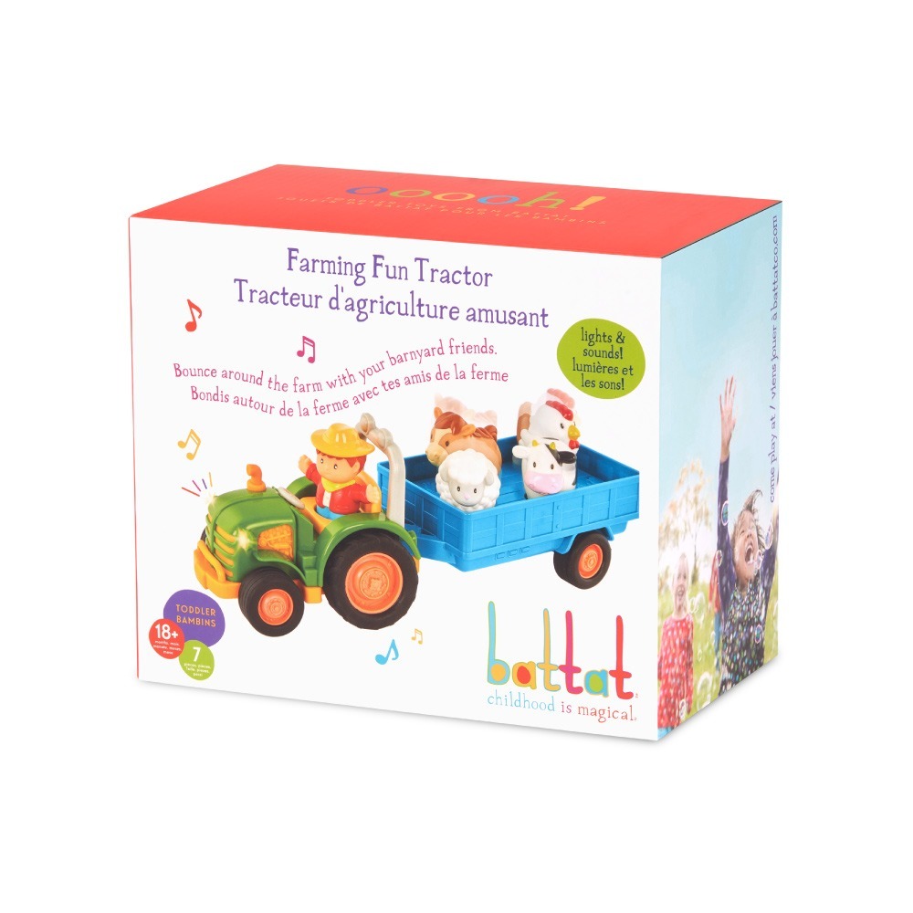 【BATTAT】布萊梅拖拉機 玩具車 車車玩具 模型車玩具 兒童玩具-細節圖6