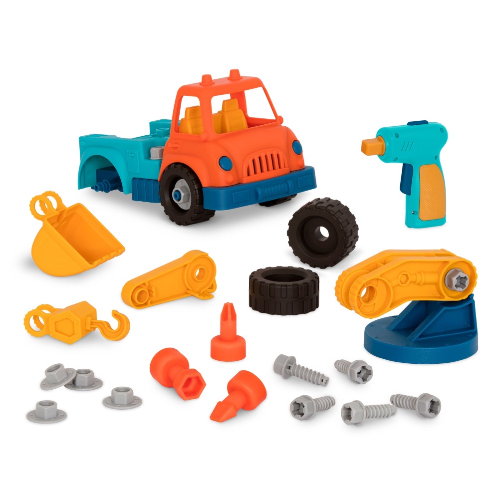 【BATTAT】索羅斯起重怪手 玩具車 車車玩具 模型車玩具 兒童玩具-細節圖3