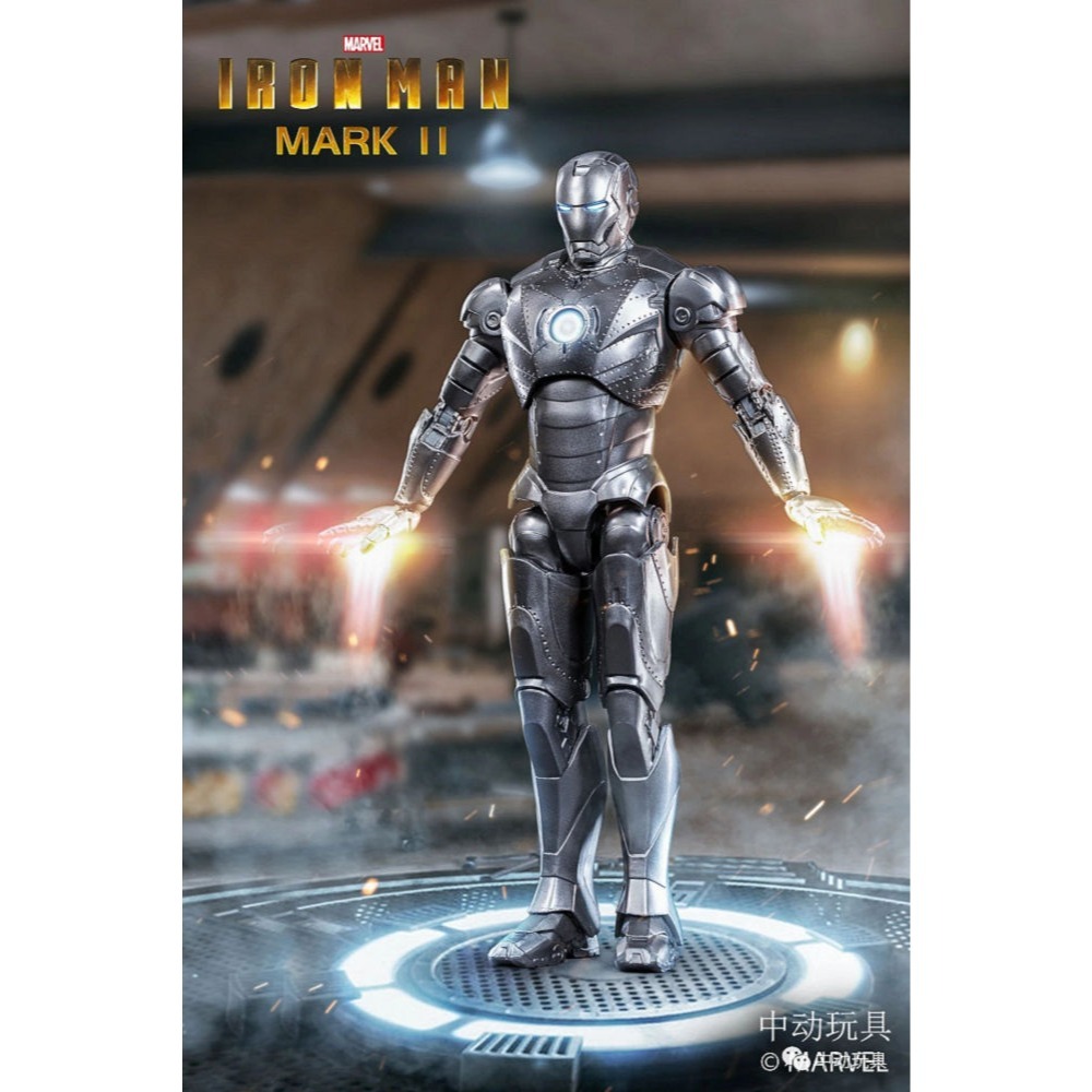 【野獸國】 中動 鋼鐵人 Mark II 7吋可動人偶 發光款-細節圖3