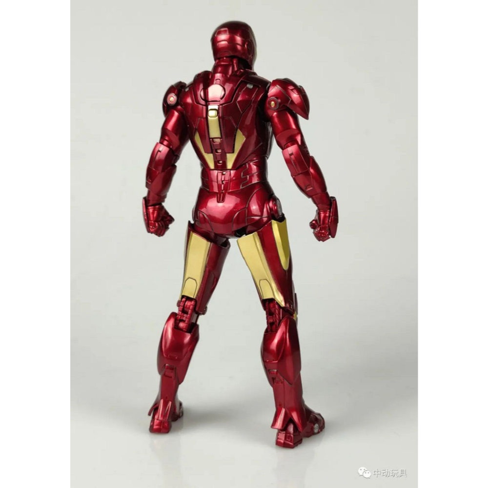 【野獸國】中動 鋼鐵人 Mark IV 7吋可動人偶 發光款-細節圖4