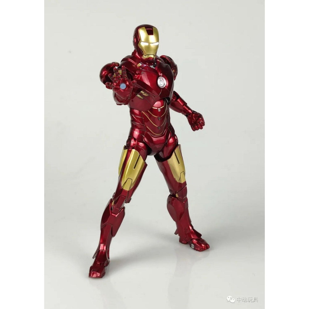 【野獸國】中動 鋼鐵人 Mark IV 7吋可動人偶 發光款-細節圖5