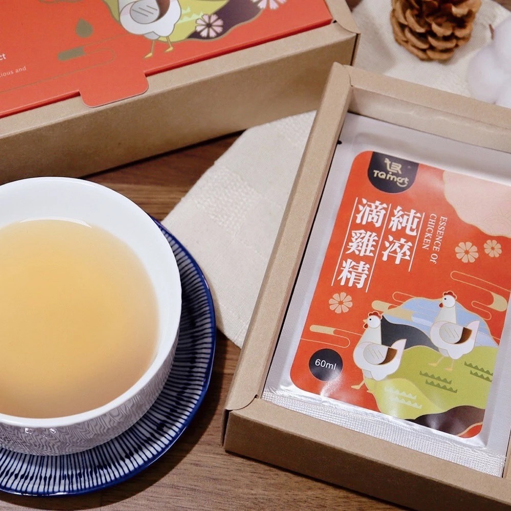 【TQmart頂甲】純淬滴雞精(常溫) 60mlx10入/盒 |滴雞精 紅羽土雞 純雞精 雞精 雞湯 無中藥-細節圖6