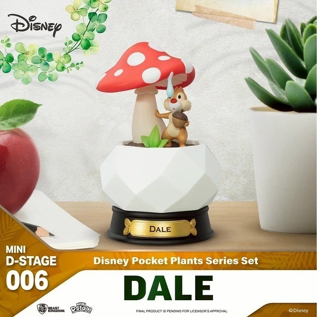 【野獸國】迪士尼 口袋植物 盲盒套組(6入) 盆栽擺飾 超萌植栽｜MDS-006-細節圖6