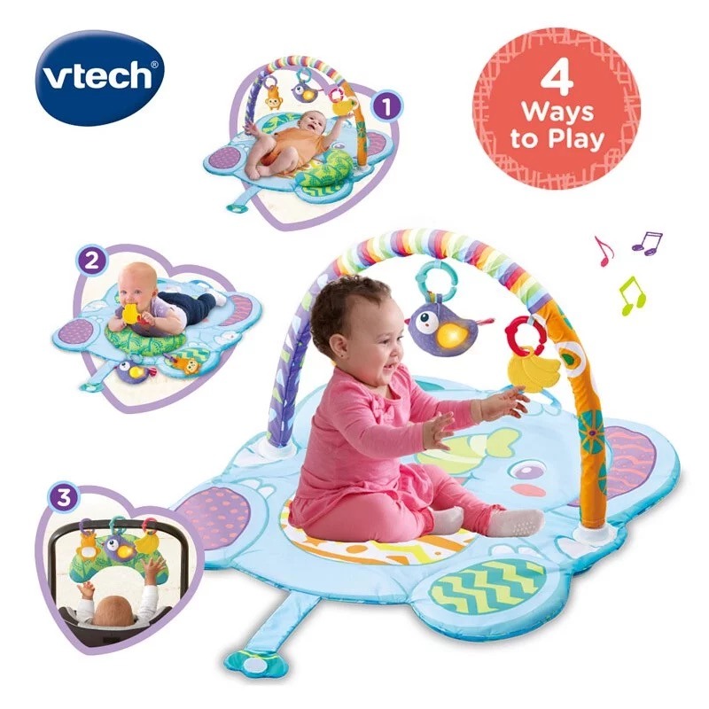 【Vtech】探索學習小象健力毯 遊戲毯 音樂毯 健力架 遊戲墊-細節圖2