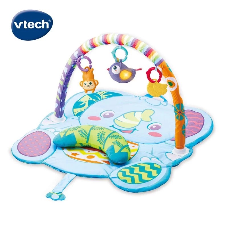 【Vtech】探索學習小象健力毯 遊戲毯 音樂毯 健力架 遊戲墊-細節圖9