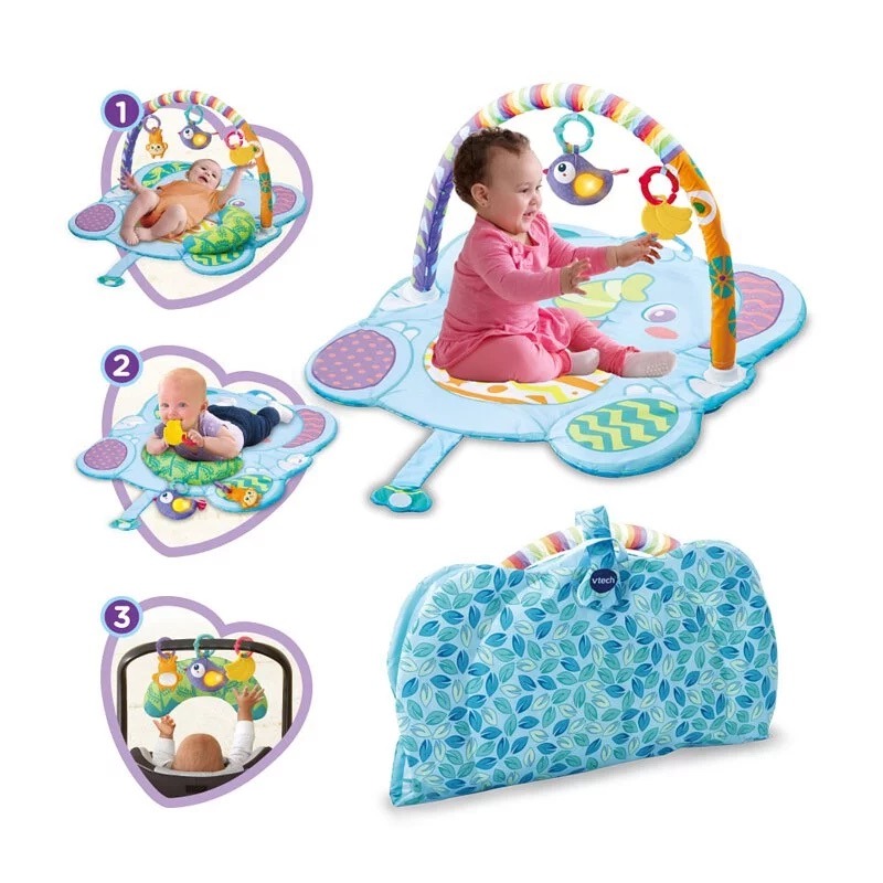 【Vtech】探索學習小象健力毯 遊戲毯 音樂毯 健力架 遊戲墊-細節圖11