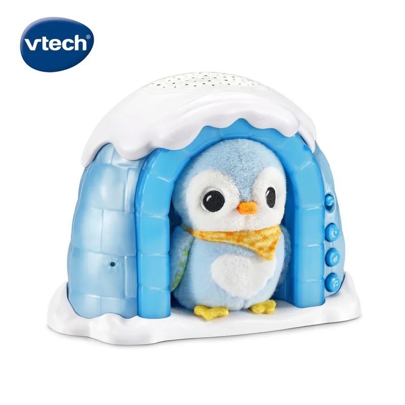 【Vtech】 星空投射企鵝冰屋安撫玩具 投影玩具 寶寶投影燈 音樂鈴 安撫投影燈 安撫玩偶 舒眠玩具-細節圖9