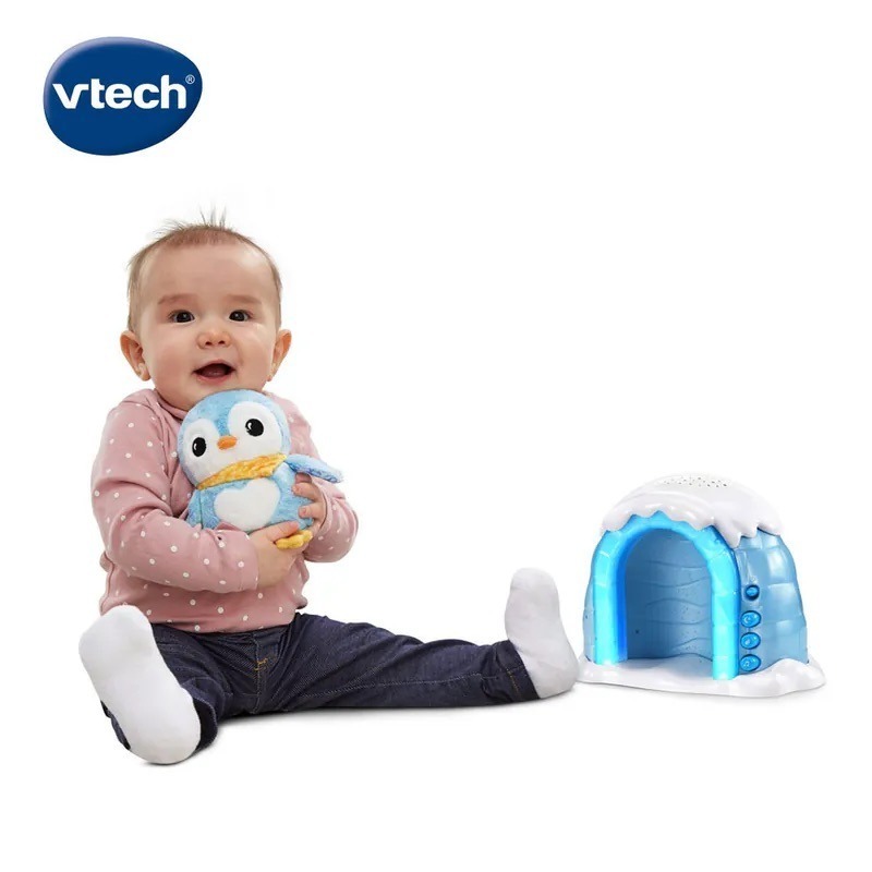 【Vtech】 星空投射企鵝冰屋安撫玩具 投影玩具 寶寶投影燈 音樂鈴 安撫投影燈 安撫玩偶 舒眠玩具-細節圖10