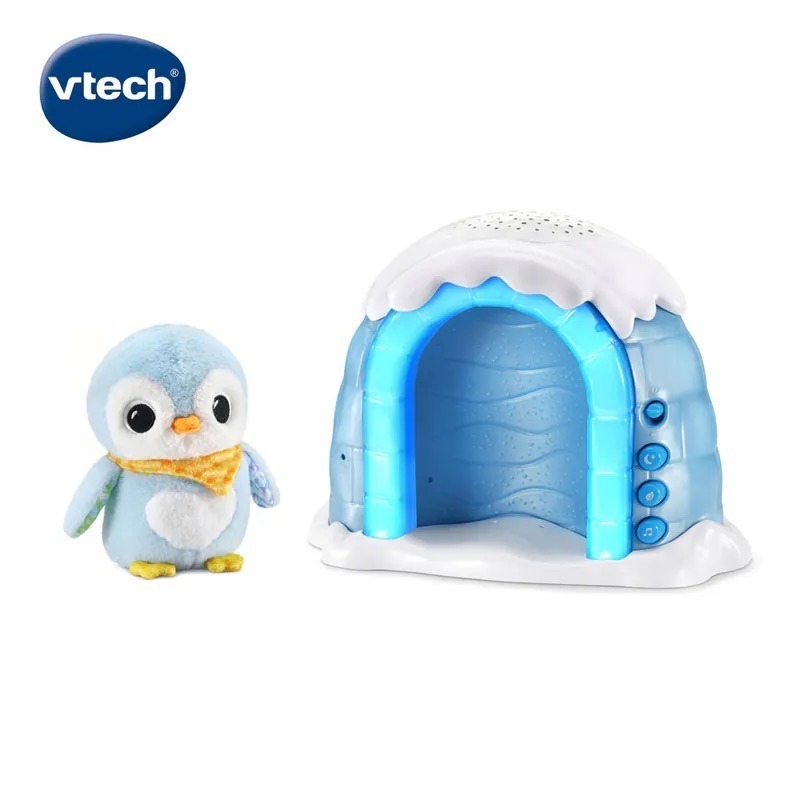 【Vtech】 星空投射企鵝冰屋安撫玩具 投影玩具 寶寶投影燈 音樂鈴 安撫投影燈 安撫玩偶 舒眠玩具-細節圖11