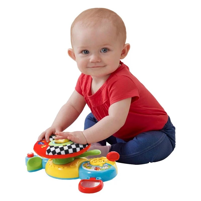 【Vtech】寶寶帥氣方向盤 方向盤玩具 兒童方向盤 音樂方向盤 角色扮演-細節圖5