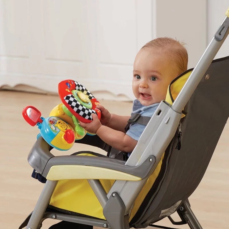 【Vtech】寶寶帥氣方向盤 方向盤玩具 兒童方向盤 音樂方向盤 角色扮演-細節圖3