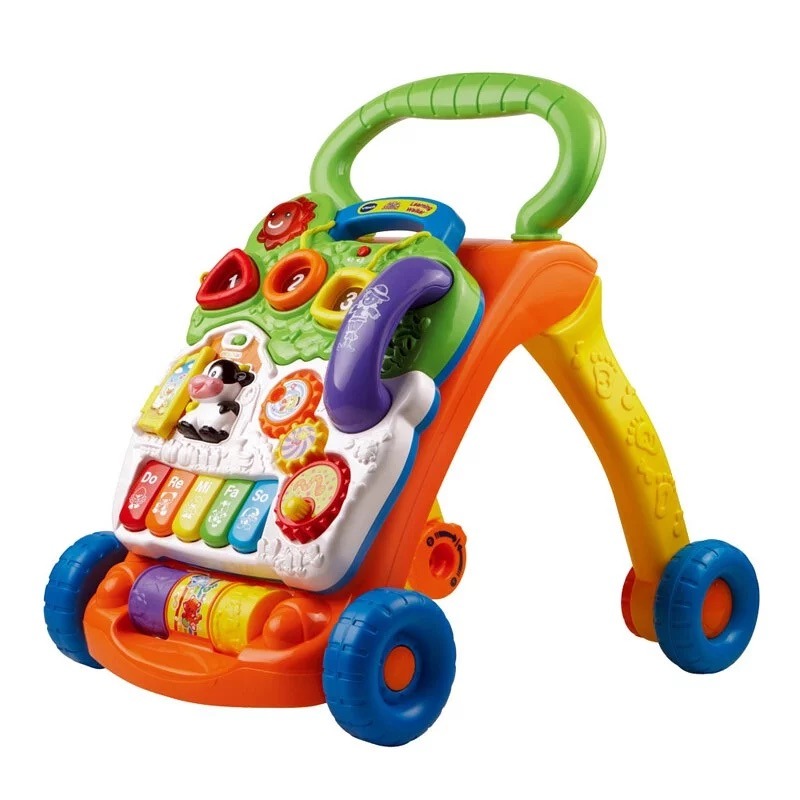 【Vtech】 寶寶聲光學步車(3色可選)  嬰兒學步器  助步車  學行車  學走路玩具  手推學步車-細節圖9