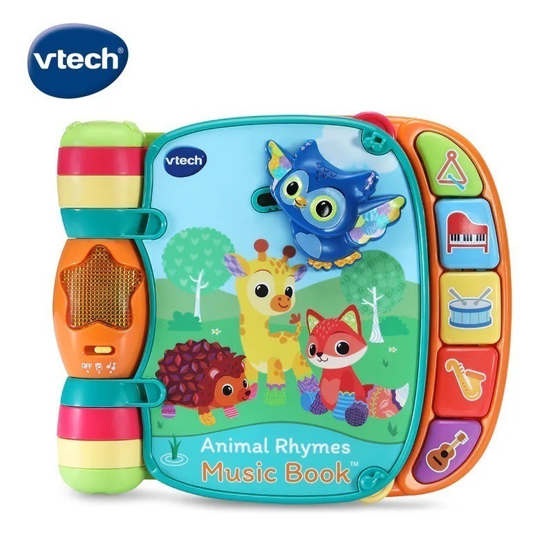 【Vtech】音樂啟蒙學習翻翻書(2色可選) 玩具書 翻翻書 音樂書 音樂有聲書 樂器玩具 玩具音樂書 英文童謠-細節圖4