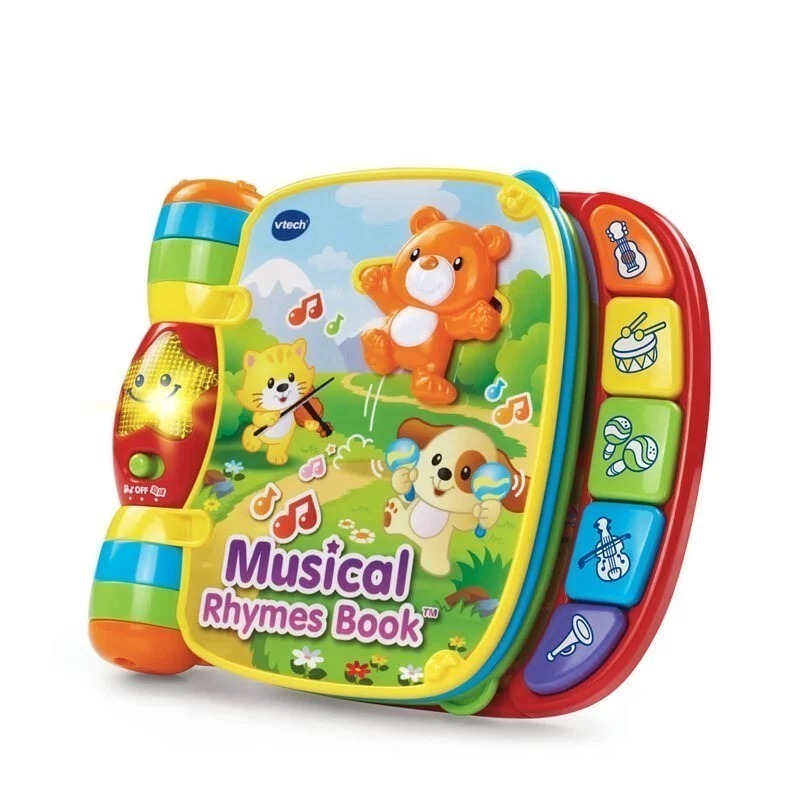【Vtech】音樂啟蒙學習翻翻書(2色可選) 玩具書 翻翻書 音樂書 音樂有聲書 樂器玩具 玩具音樂書 英文童謠-規格圖8