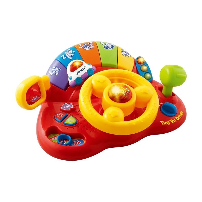 【Vtech】歡樂學習方向盤 方向盤玩具 兒童方向盤 音樂方向盤 角色扮演-細節圖2