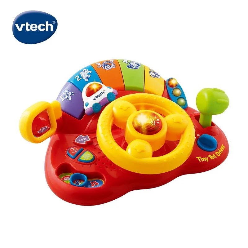 【Vtech】歡樂學習方向盤 方向盤玩具 兒童方向盤 音樂方向盤 角色扮演-細節圖3