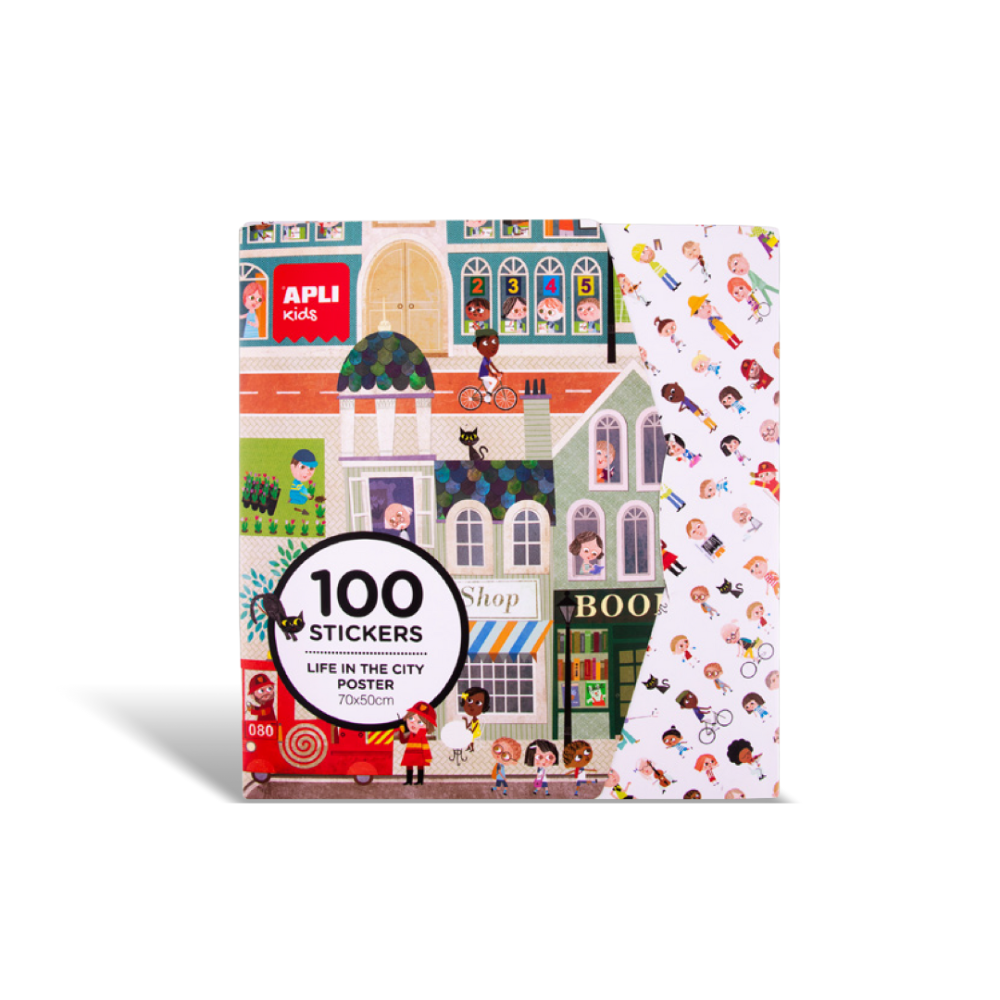 【西班牙APLI kids】幾何圖形/圖型認知/情境式 創作貼紙遊戲 多款可選 兒童玩具 兒童節-規格圖11