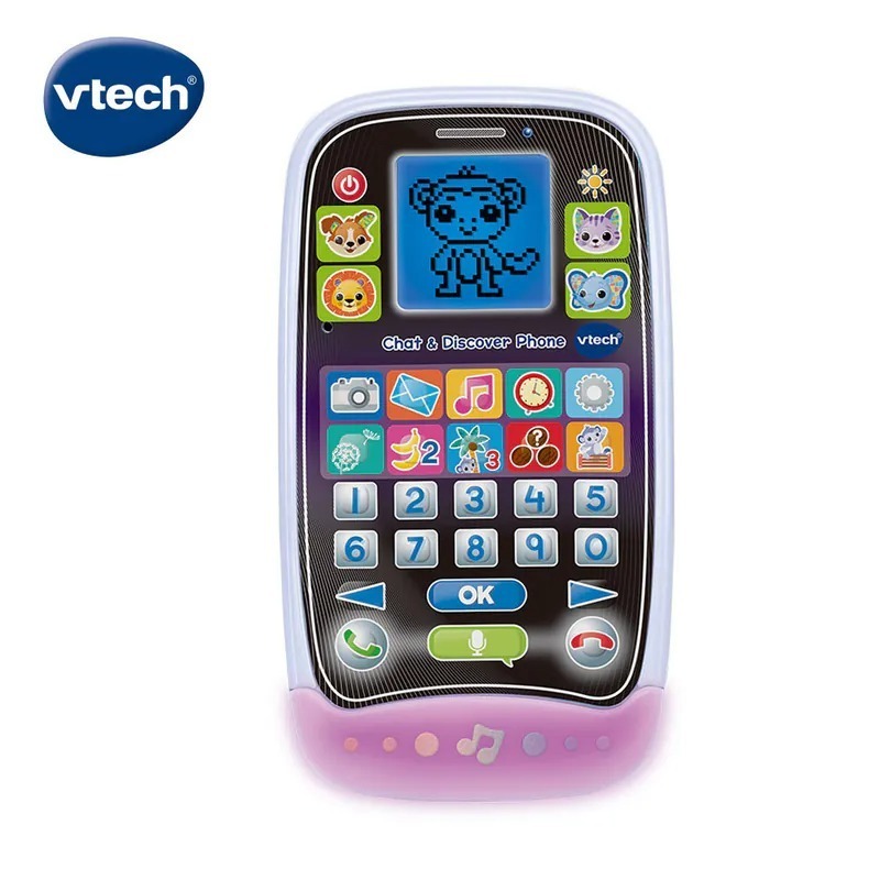 【Vtech】 亮彩互動學習小手機 手機玩具 寶寶手機 電話玩具 嬰兒玩具手機-細節圖3