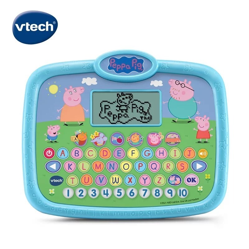 【Vtech】 粉紅豬小妹-互動學習小平板 授權佩佩豬 兒童平板玩具 學習平板 兒童學習機 玩具平板 觸控平板-細節圖2