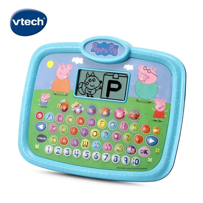 【Vtech】 粉紅豬小妹-互動學習小平板 授權佩佩豬 兒童平板玩具 學習平板 兒童學習機 玩具平板 觸控平板-細節圖3