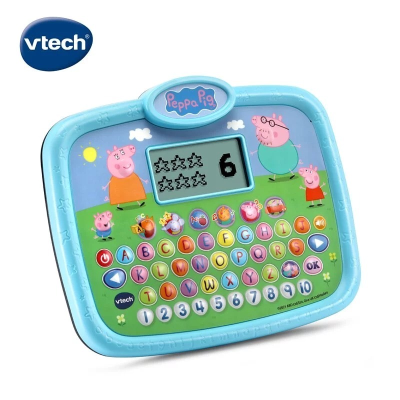 【Vtech】 粉紅豬小妹-互動學習小平板 授權佩佩豬 兒童平板玩具 學習平板 兒童學習機 玩具平板 觸控平板-細節圖4