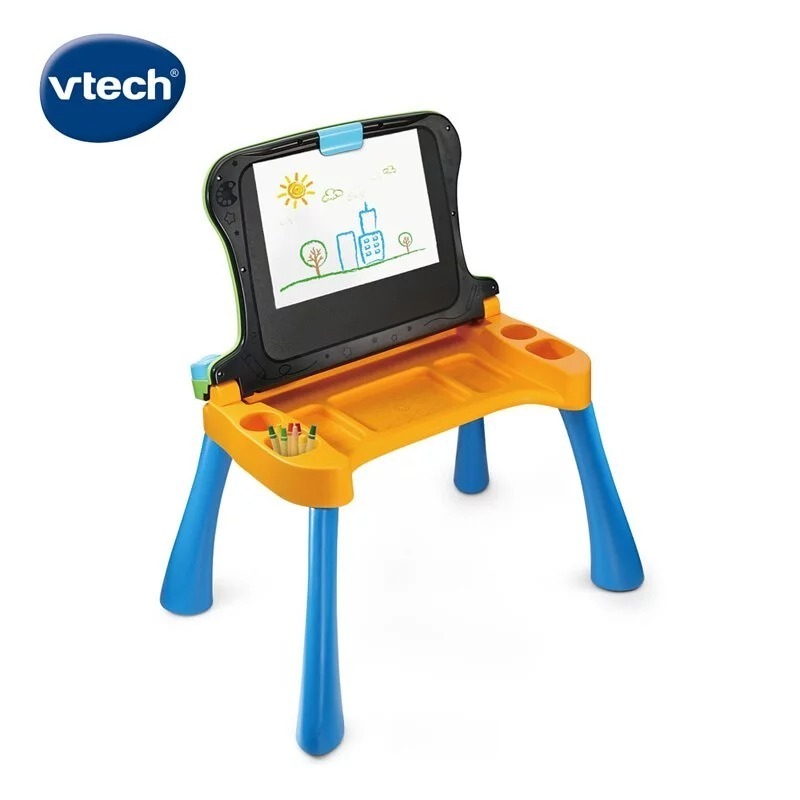 【Vtech】 4合1多功能互動學習點讀寫桌椅組(具備可擴充學習主題套卡功能)-細節圖7