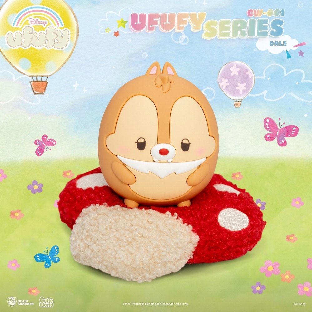 【野獸國】CW-001 Ufufy 迪士尼 圓滾滾系列 盲盒套組(6入)-細節圖4