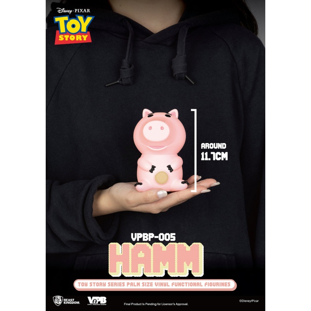 【野獸國】VPBP-008 玩具總動員系列 掌心存錢筒 抱抱龍/熊抱哥/火腿豬-細節圖5