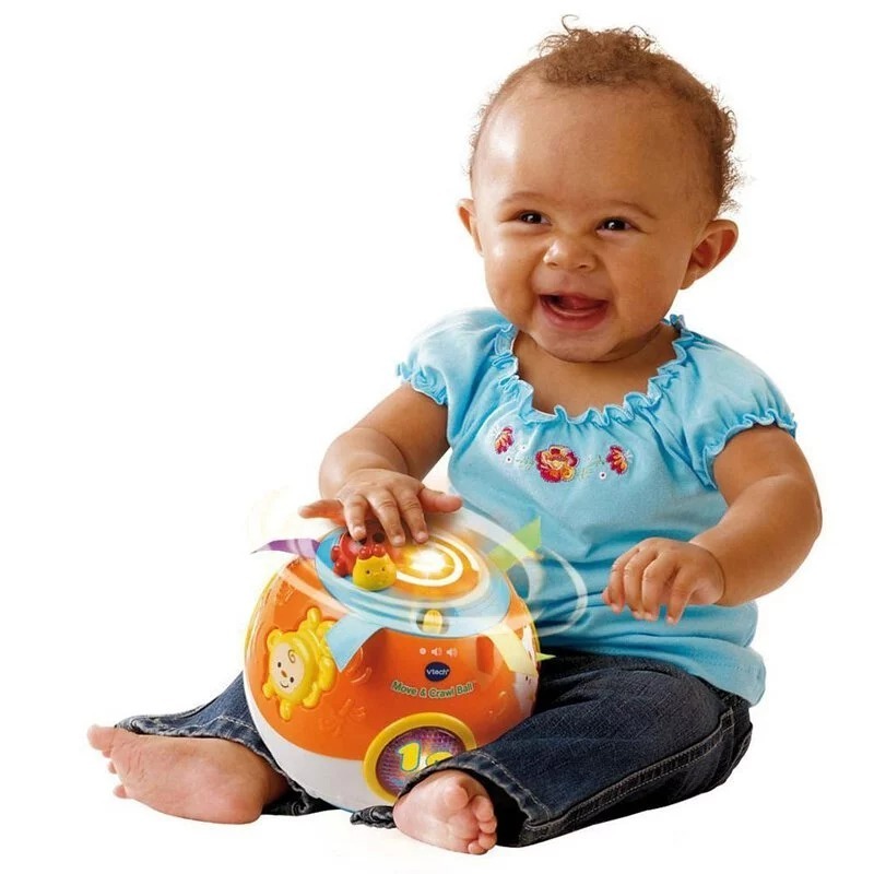 【Vtech】 炫彩聲光滾滾球 玩具球 滾球玩具 轉轉球 電動玩具球 學爬玩具 爬行玩具 訓練爬行-細節圖2