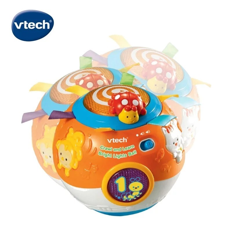 【Vtech】 炫彩聲光滾滾球 玩具球 滾球玩具 轉轉球 電動玩具球 學爬玩具 爬行玩具 訓練爬行-細節圖5